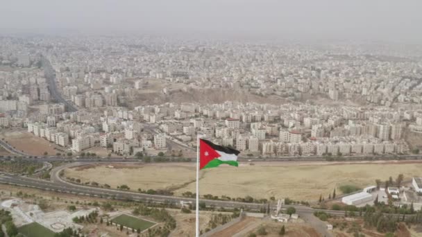 Drone Disparado Sobre Amã Jordânia Junho 2019 — Vídeo de Stock