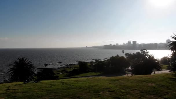 Imágenes Aéreas Parque Montevideo Uruguay — Vídeo de stock