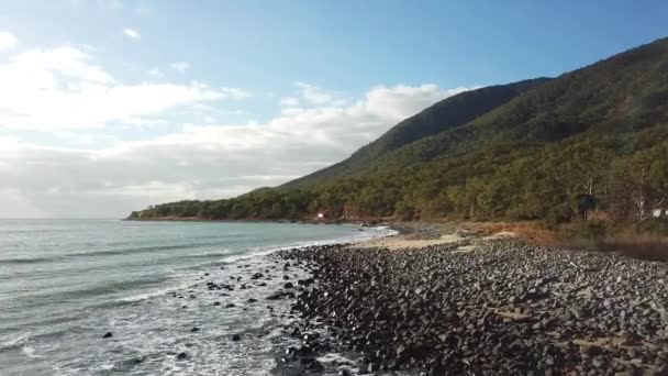 Uzak Kuzey Queensland Daki Port Douglas Cairns Arasındaki Kaptan Aşçı — Stok video