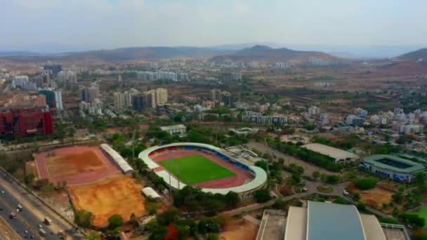 Mejor Estadio Fútbol Hiper Lapso India Maharashtra — Vídeo de stock