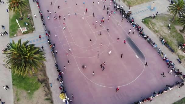 Drone Krajobrazu Nagranie Lotnicze Lodowiska Znajduje Się Montevideo Urugwaj — Wideo stockowe