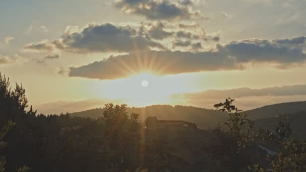 Sunset Mountains Time Lapse — Stock Video