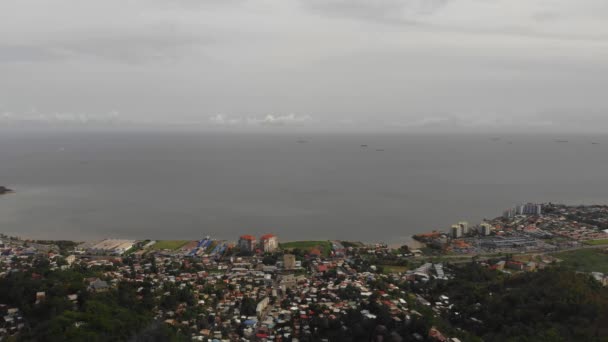 Ciudad Costera Isla Caribeña Trinidad — Vídeos de Stock