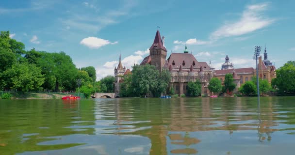 ブダペスト金大中城4 撮影を続ける フルショットビュー — ストック動画