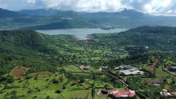 Road Trip Indische Weg Monsoon Regenseizoen Gezien Hier Bij Dudhiware — Stockvideo