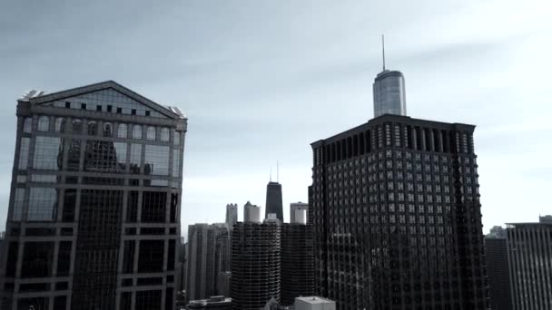 Motion Lapse Chicago Mouvement Nord Ouest Boucle — Video