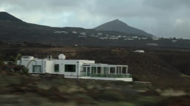 Molndag Lanzarote Kanarieöarna — Stockvideo