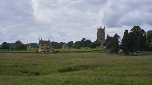 Idilliaca Campagna Inglese Timelapse Chipping Campden Nelle Cotswolds Inghilterra — Video Stock