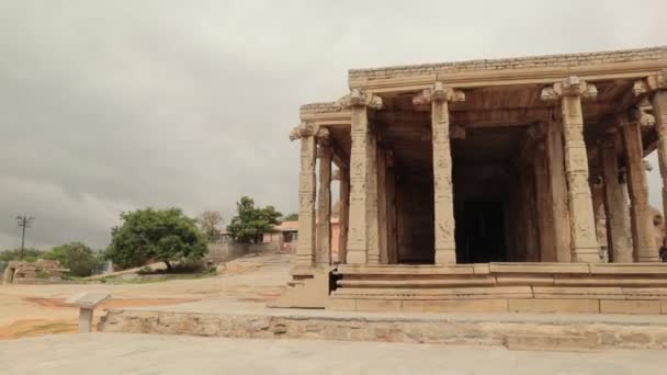 Vue Panoramique Temple Sasivekalu Ganesha Hampi — Video