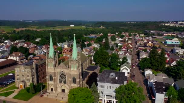 宾夕法尼亚某教堂的旅游景点 — 图库视频影像