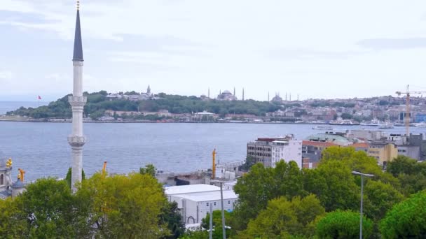 슬로우 2018 이스탄불의 보스포러스 유럽쪽 이스탄불 투르케이 — 비디오