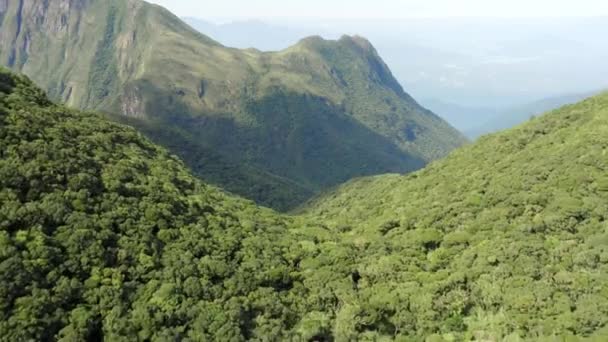 Drönare Skott Avslöjar Det Högsta Berget Brasilianska Söder Pico Paran — Stockvideo