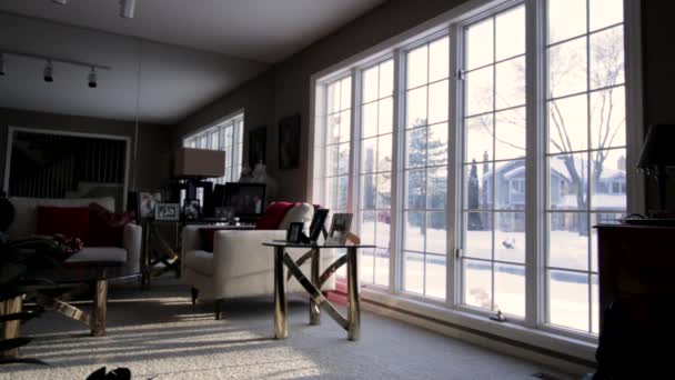 Interior Olhar Para Casa Suburbana Eden Prairie Apenas Fora Minneapolis — Vídeo de Stock
