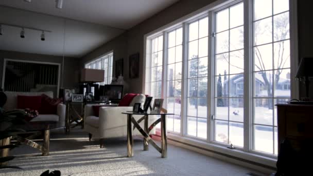 Interno Sguardo Alla Casa Suburbana Eden Prairie Appena Fuori Minneapolis — Video Stock