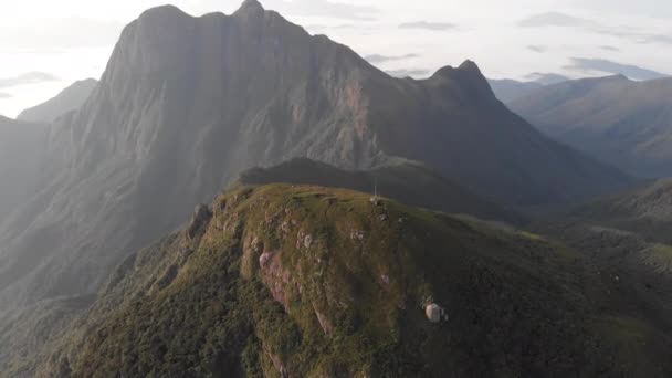 Alte Montagne Tropicali Foresta Pluviale Brasiliana Pico Caratuva Pico Paran — Video Stock