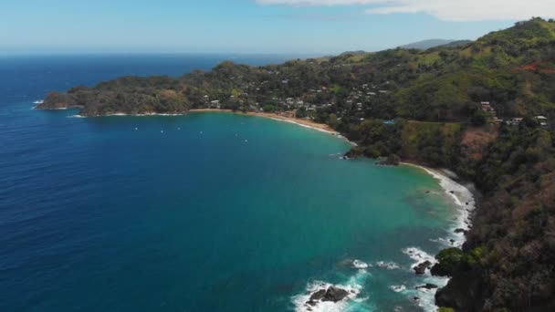 Castara Beach Town Island Tobago — Stock Video