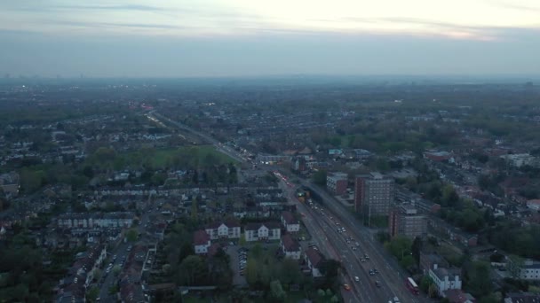 Wanstead London Green Man Underpass Misty London Scene Slow Moving — Stock Video