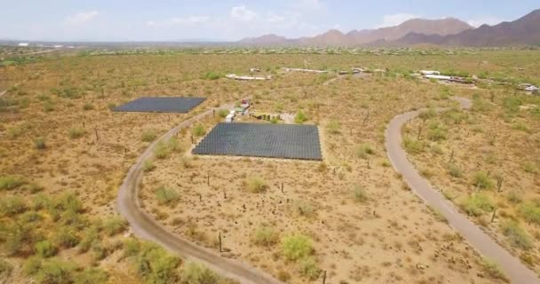 Taliesin West Scottsdale Arizona Konsepti Yakınlarındaki Sonoran Çölünde Bir Dizi — Stok video