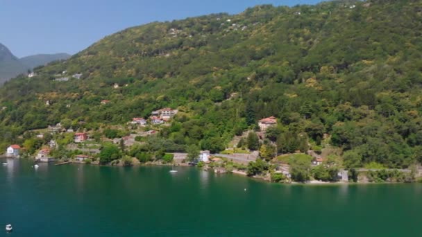 Vue Aérienne Lago Maggiore Italie — Video