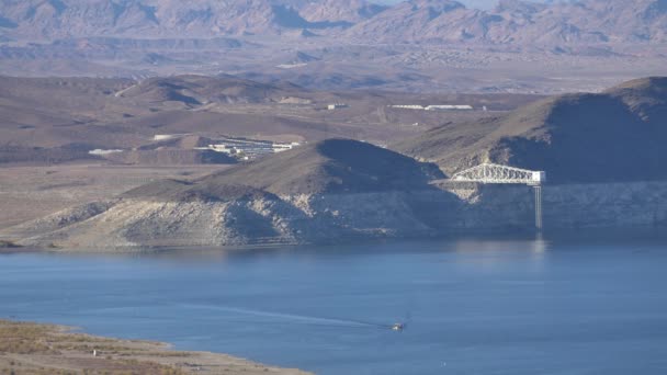 Foto Estática Puente Barco Lago Mead — Vídeo de stock