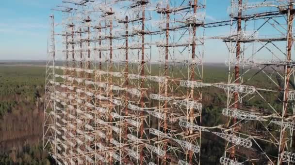 Chernobyl Spara Terra Oltre Assenzio Stellare Villaggio Kopachi Controllare Scuola — Video Stock