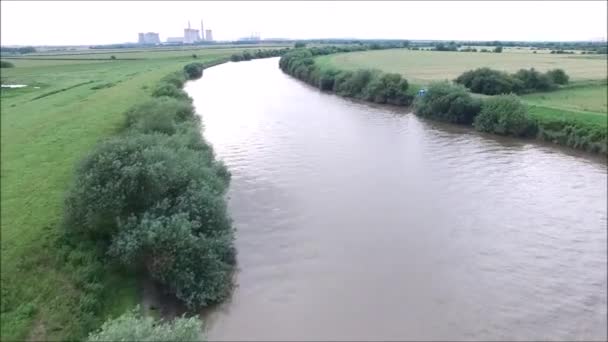 Una Las Muchas Impresionantes Vistas Río Campiña Británica Esta Aquí — Vídeos de Stock