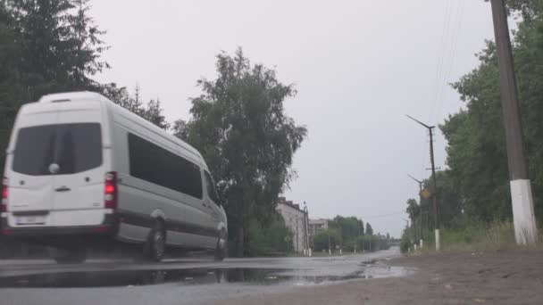 Shot Abandoned Radioactive City Chornobyl Exclusion Zone Chernobyl Powerplant Ukraine — Αρχείο Βίντεο