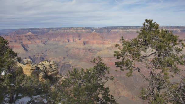 Plan Statique Grand Canyon Hiver — Video
