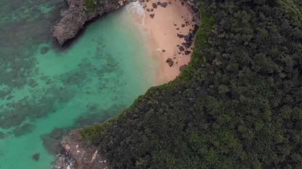 Повітряний Вид Тропічне Узбережжя Міякодзіми Японія — стокове відео