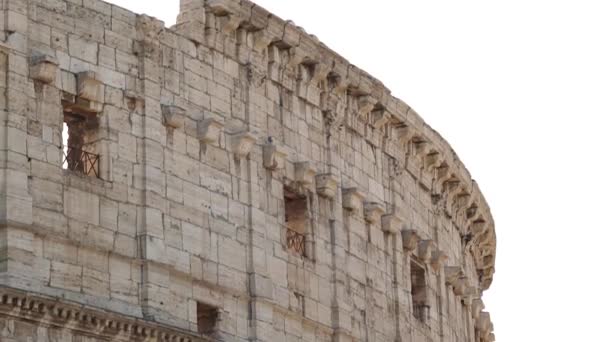 Estabelecendo Tiro Coliseu Roma — Vídeo de Stock