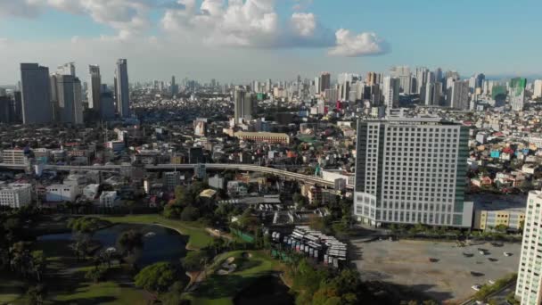 Manila Golf Und Country Club Bonifacio Global City Philippinen — Stockvideo