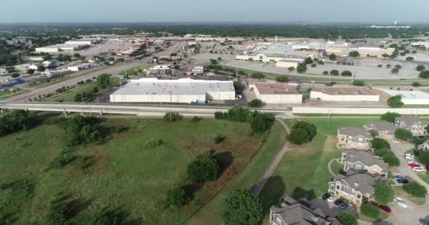 Aerial Video Denton Texas Golden Triangle Mall — стокове відео