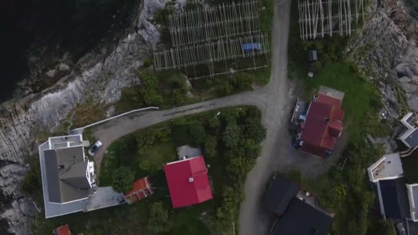 Des Maisons Dans Village Pêcheurs Terrain Football Très Spécial Milieu — Video