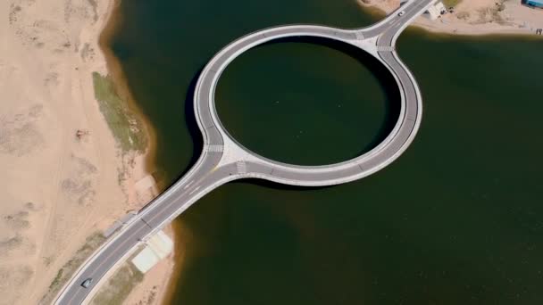 Road Bridge Ocean Garzon Maldonado Uruguay — Stock Video