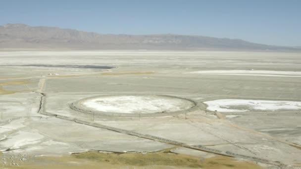 Vuelo Sobre Owens Lake California — Vídeos de Stock