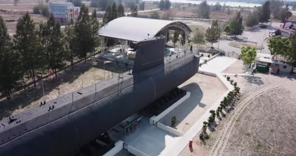 Drone Footage Submarine Melaka — Vídeo de Stock