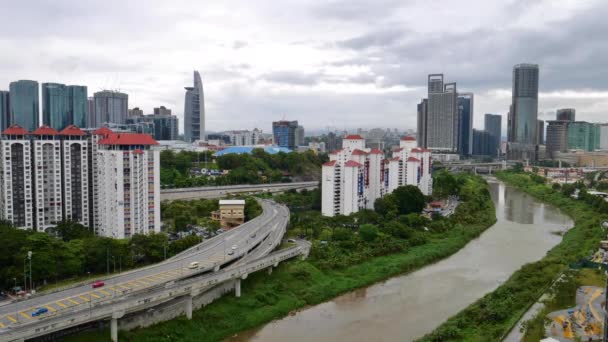 Time Lapse Bangsar Südblick Kuala Lumpur Malaysia — Stockvideo