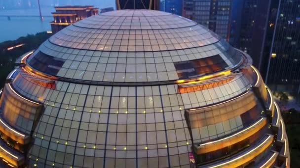 Intercontinental Hotel Hangzhou Dari China — Stok Video