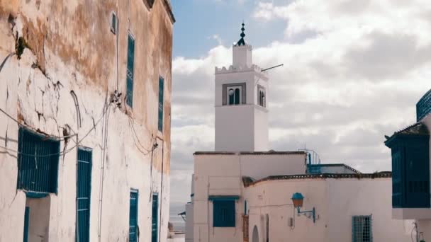 Sidi Bou Řekl Mešita Náboženství — Stock video