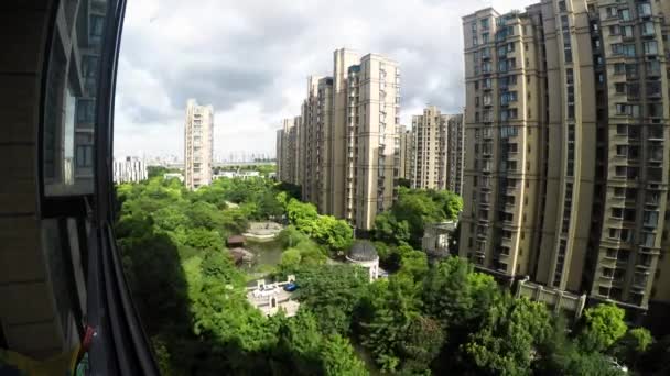 4K中国上海时代广场公寓 — 图库视频影像