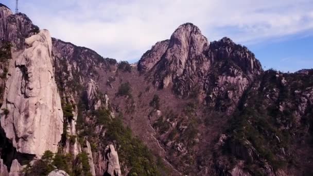 Huangshan Mountains Gele Bergen Provincie Anhui China — Stockvideo