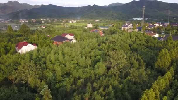Puesta Sol Provincia Zhejiang China — Vídeos de Stock