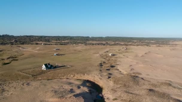 Suchy Krajobraz Rocha Uruguay — Wideo stockowe