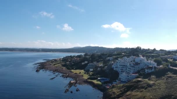 Locatie Punta Ballena Uruguay Zomertijd Carlos Paez Vilaro Huis — Stockvideo