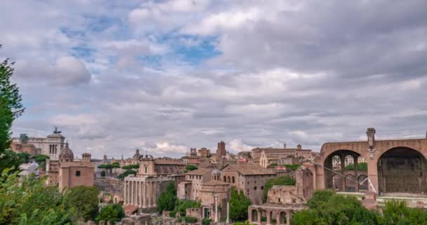 Foro Antico Città Antica Nel Centro Storico Roma — Video Stock