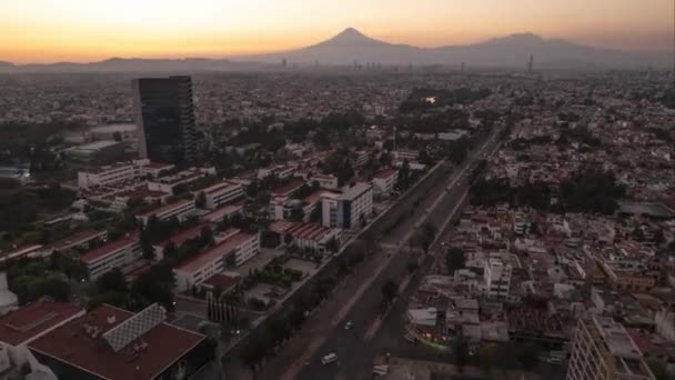 Puebla Şehrindeki Ilk Kolonilerden Birinin Hiperlapası Benemerita Universidad Autonoma Puebla — Stok video