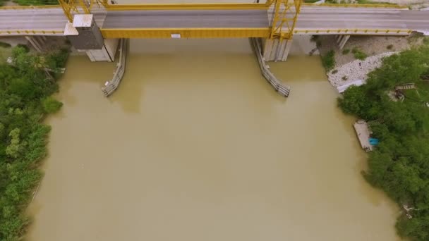 Der Arroyo Colorado Ist Die Einzige Natürliche Wasserstraße Neben Dem — Stockvideo