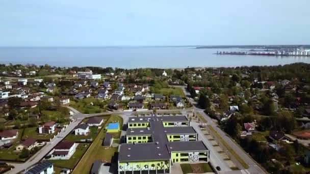 Escola Randvere Estaleiro Muuga Estónia — Vídeo de Stock