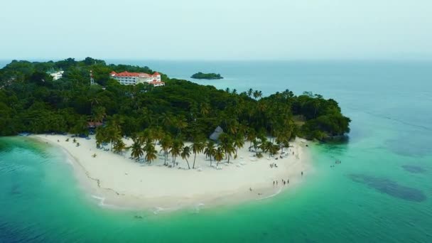 Курортный Отель Центре Райского Острова Кайо Америка — стоковое видео