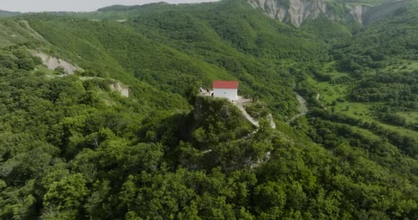 Colline Montagne Intorno Kojori Perfetto Escursioni Avanzate Zaino Spalla — Video Stock